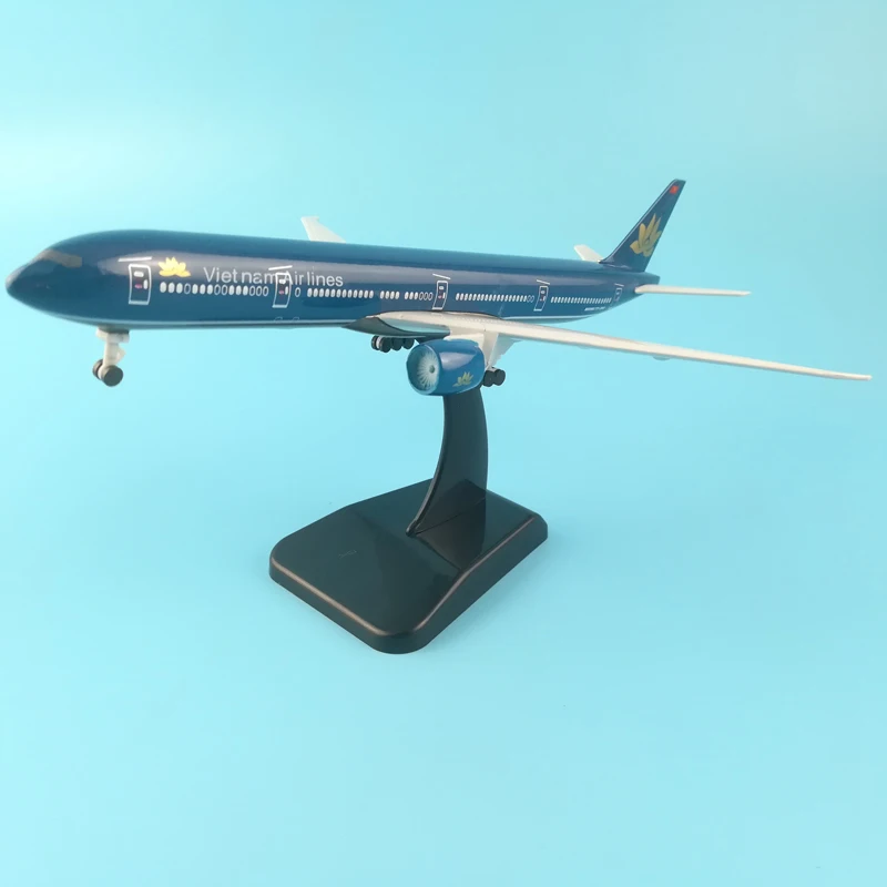 20 см 777 Вьетнам Airlines сплав металла модель самолета игрушка колеса самолет подарок на день рождения Коллекция стол игрушка