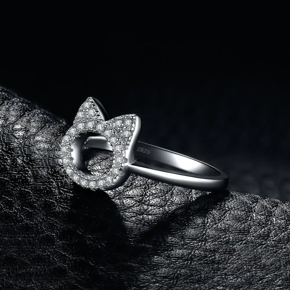 JewelryPalace кота любимчика любовь 0.2ct кубического циркония кольцо стерлингового
