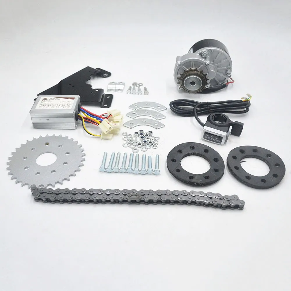 24V 250W thumb kit Комплект для электровелосипеда, 24 В, 36 В, 250 Вт, комплект для переоборудования электровелосипеда, электрический переключатель двигателя, набор для велосипеда с переменной скоростью - Color: 24V 250W thumb kit