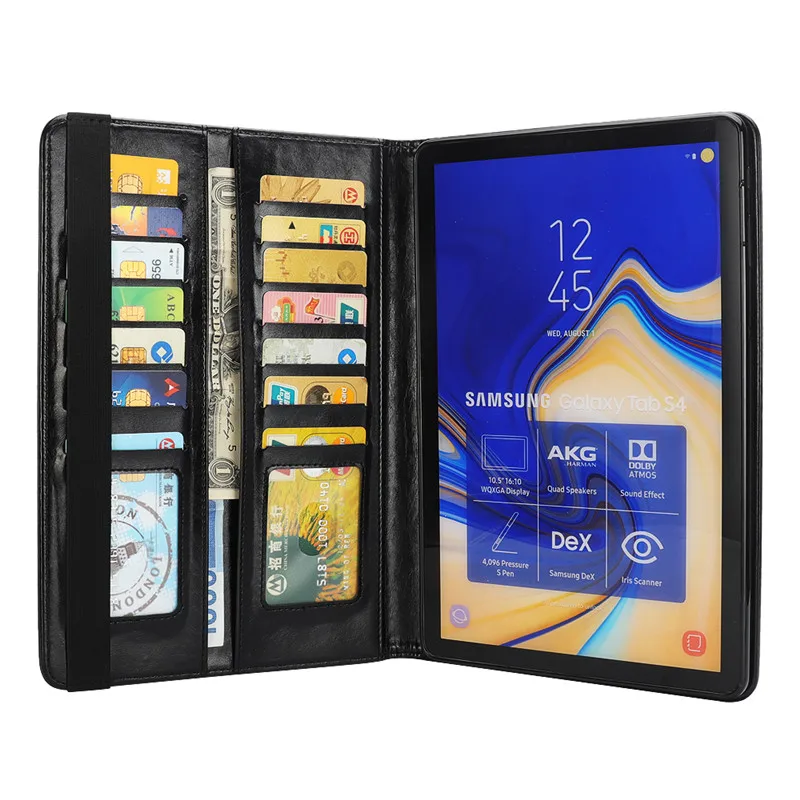 Чехол из искусственной кожи для Samsung Galaxy Tab S4 10 5 T830 T835 SM умный чехол планшета с