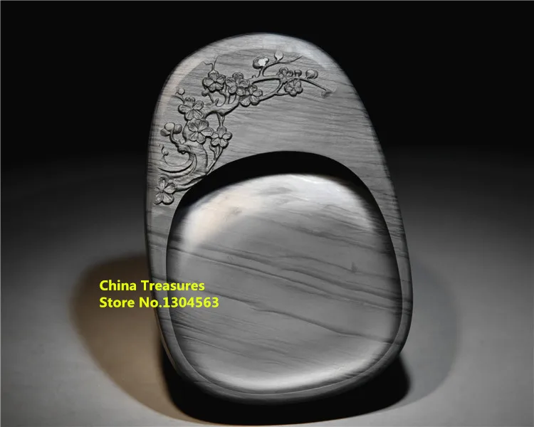 Witersweet Mei Hua китайский She Yan Tai Inkstone для шлифовки чернил изготовленный из