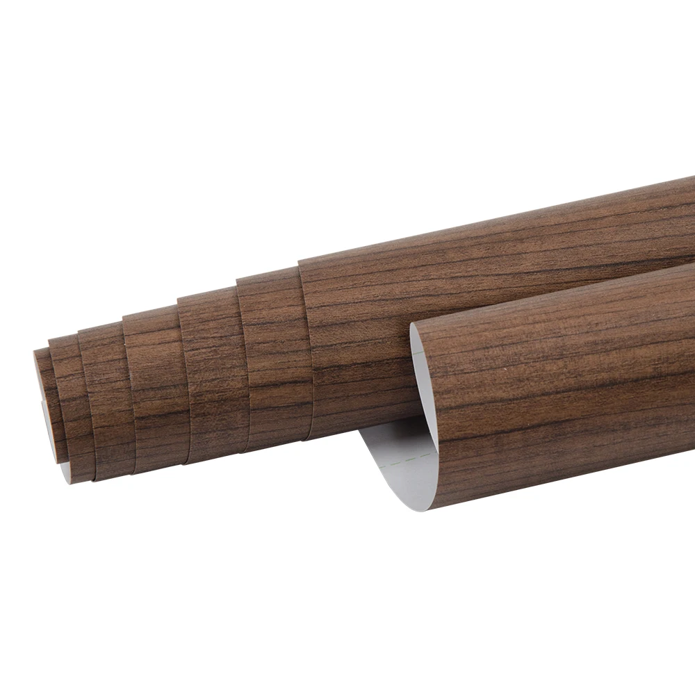 

HOHOFILM 124cmx300cm Wood Grain Vinyl Car Internal Stickers Furniture Wood Grain Table Wall paper Film 48.8''x118''