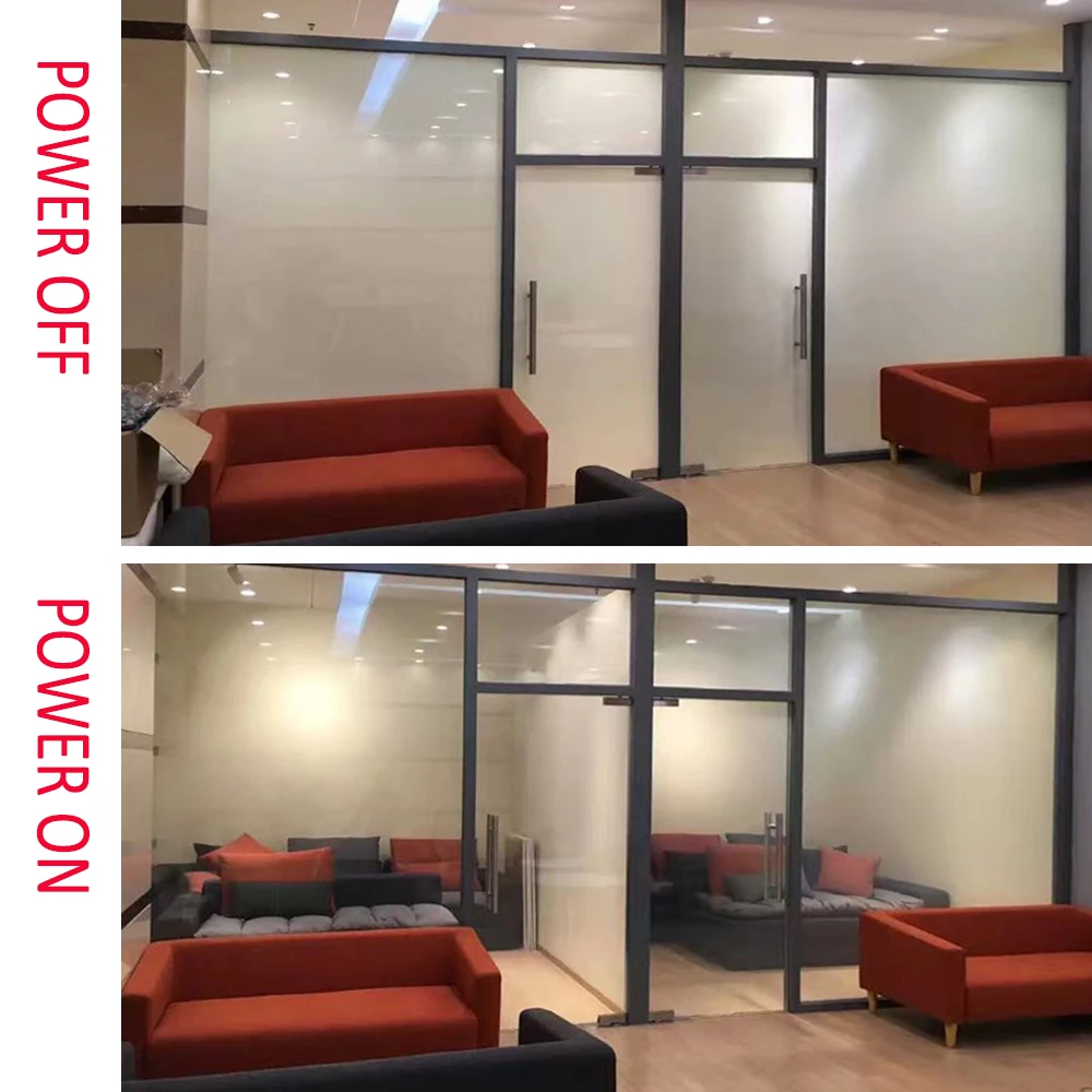 

100x200cm Smart Switchable Film magic window tint with wires and power supply