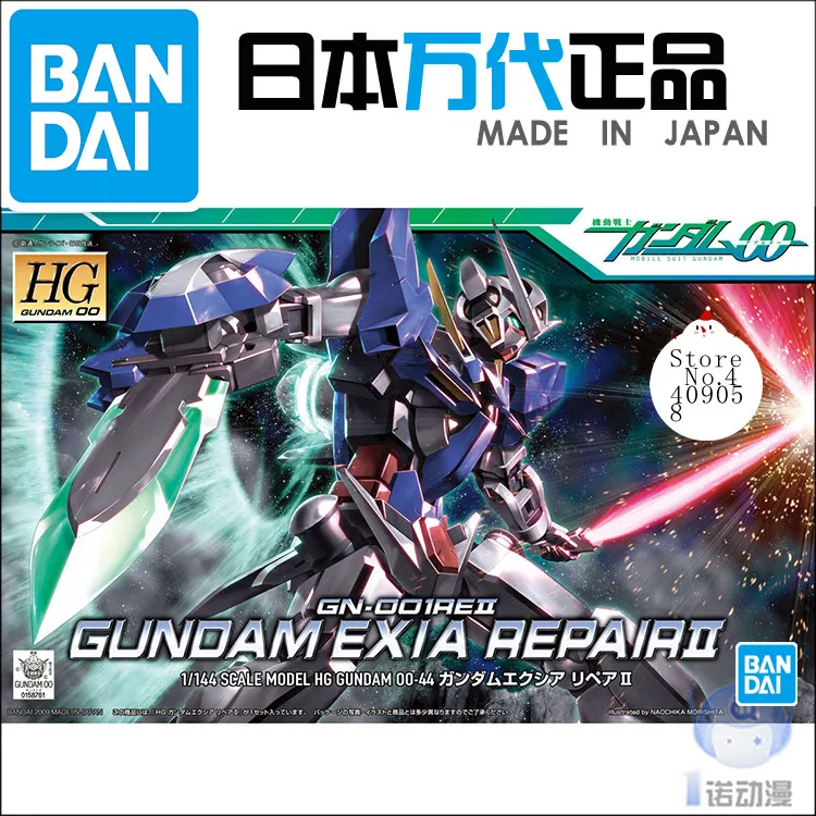 Bandai 55733 00 HG 44 1/144 R2 Exia ремонт воина гундама GN-001RE сборки Наборы фигурку модель |