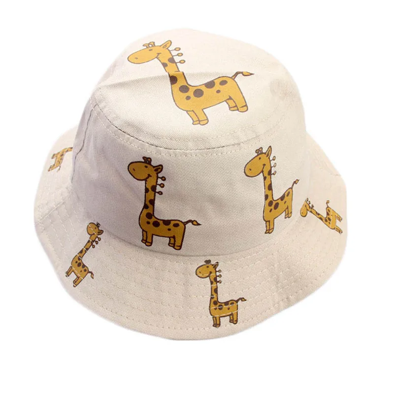 

Casual Baby Girls Sun Hats Autumn Cartoon Child Fisherman Cap Cotton Children Bucket Hat Summer Sun Cap for Boys Kids Beach Caps