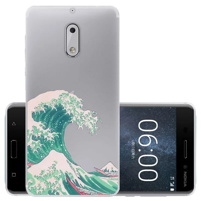 CROWNPRO чехол для Nokia 6 Чехол Мягкий силиконовый чехол для Nokia 6 TA-1000 TA-1003 5," защитный чехол для телефона для Nokia 6 Coque - Цвет: KTL