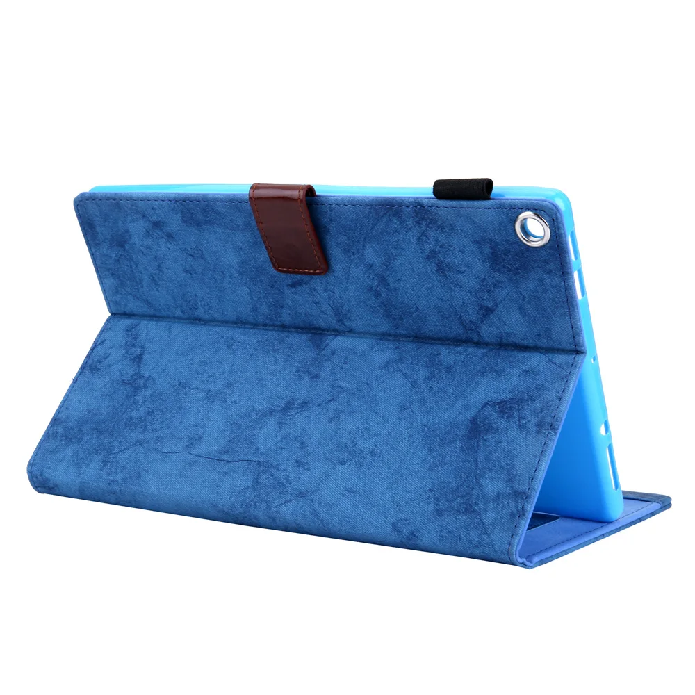 Чехол для Amazon Fire HD 8 HD8 чехол s модный Холщовый кожаный Смарт-Чехол Folio Stand Повседневный Стильный чехол для планшета