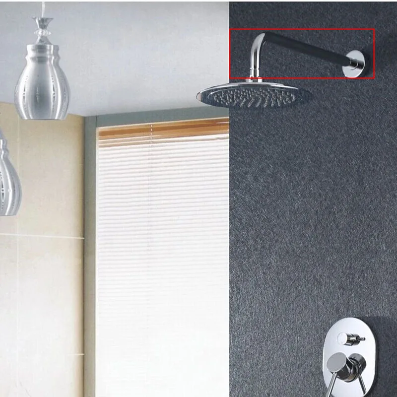 1 шт. нержавеющая сталь душевая изгиб Стойки Аксессуары для ванной комнаты