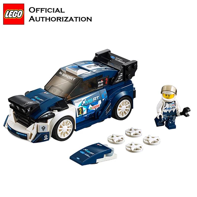 Оригинальные Конструкторы LEGO 180 шт. супер автомобили серии Ford Fiesta гоночный