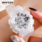 Часы SANDA женские, брендовые водонепроницаемые для спорта на открытом воздухе, белые, 892298