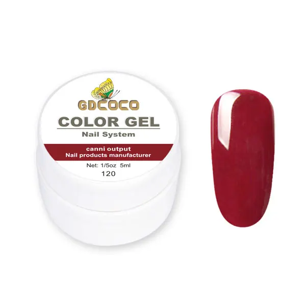 120 GDCOCO, 5 мл, PureColor, гель для нанесения краски, замачиваемый, УФ светодиодный Гель-лак для ногтей, CANNI, дизайн ногтей, Профессиональный гель для ногтей - Цвет: 120