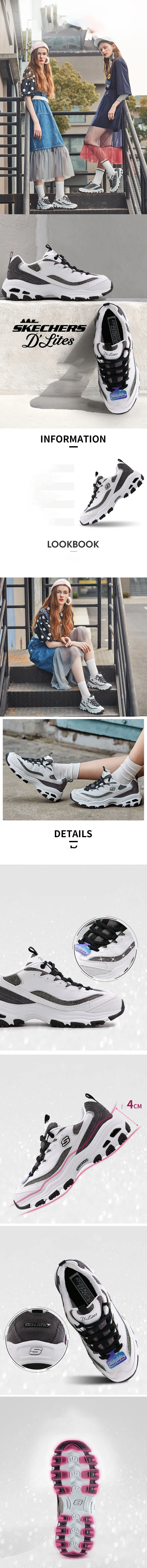 Skechers/; D'LITES; Повседневная обувь; модная женская обувь на платформе; фирменный дизайн; кроссовки; удобная дышащая женская обувь; 999958-ccs