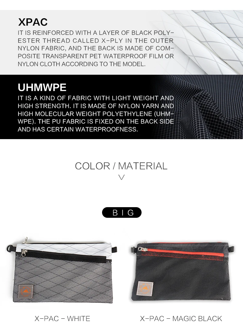 3F UL GEAR SPARROW X-PAC& UHMWPE маленькая сумка для хранения дорожная сумка сортировочная сумка