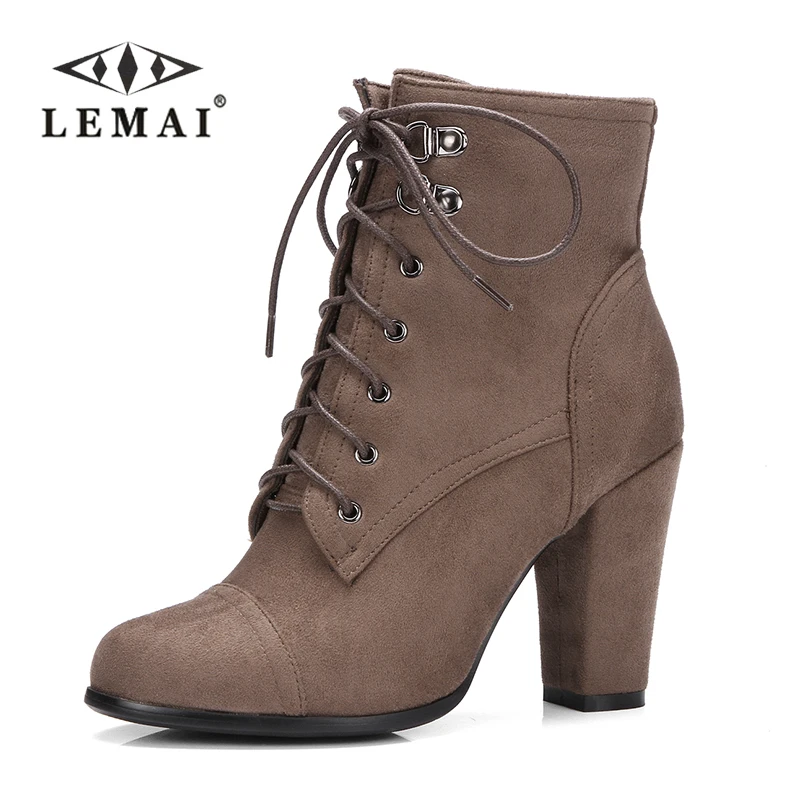 LEMAI 2018 Новое поступление горячая Распродажа ботильоны для женская мода красивый