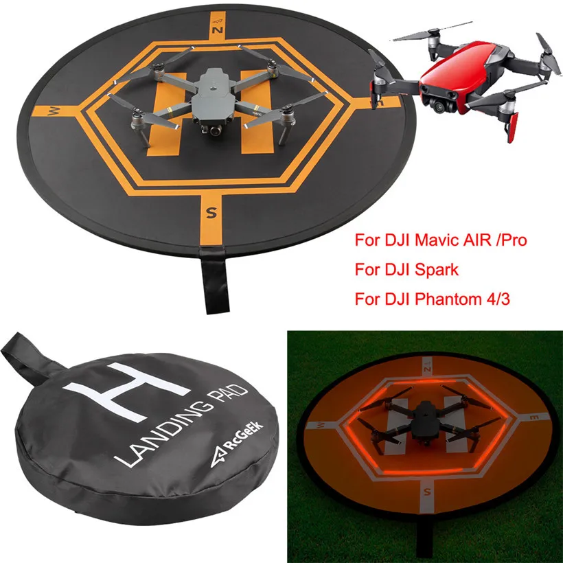 Omeshin посадочная площадка Helipad Складная для DJI Mavic AIR/Pro Spark Phantom 4/3 Дрон RC J02T