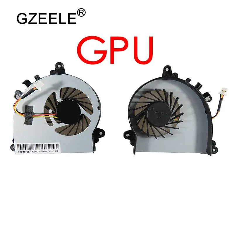 GZEELE NEW cooling fan for MSI GS70 GS72 MS-1771 MS-1773 UX7 7G-700 CPU GPU cooling fan cooler PAAD06015SL N184 N346 PAAD06015S - Blade Color: Blue
