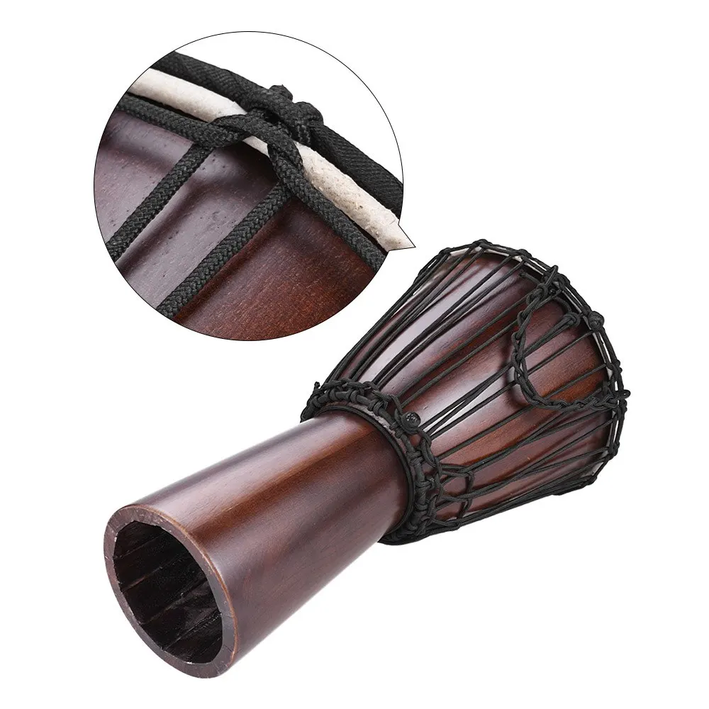 Профессиональный Африканский барабан Djembe ручной 8 дюймов ударный музыкальный