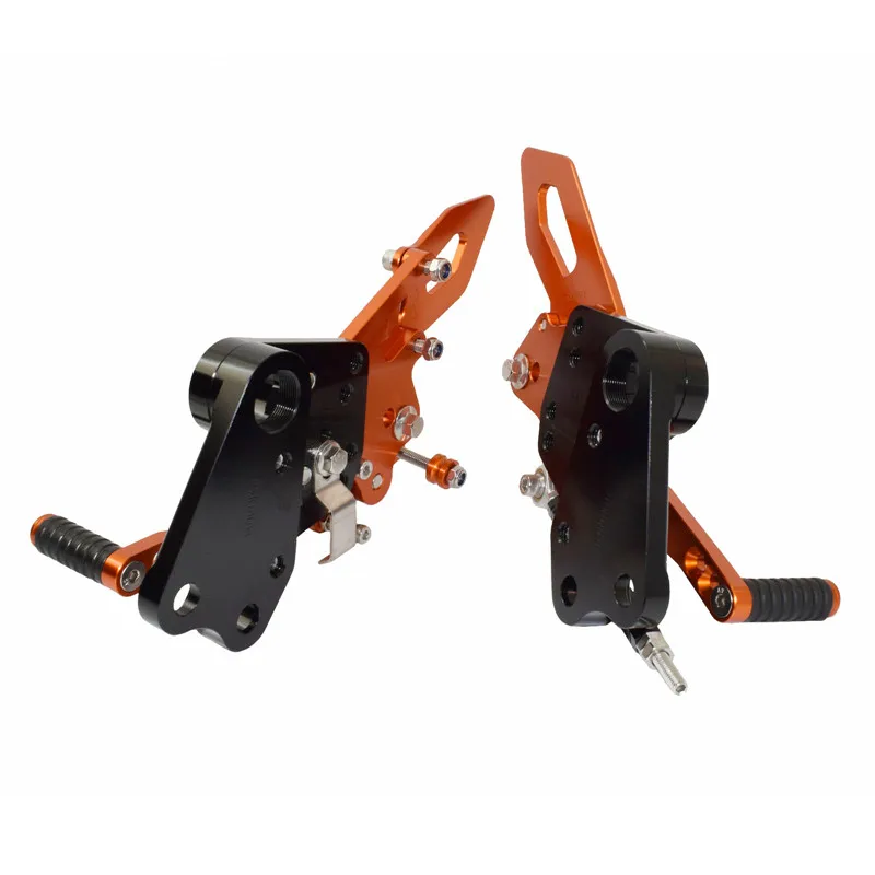 Waase для KTM Duke 125 200 390 Duke125 Duke200 Duke390 Регулируемые задние наборы Rider Rearset подножки для ног