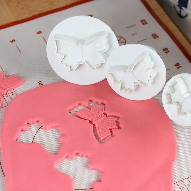 Помадка торт кекс рождественские украшения Sugarcraft Плунжер резак инструменты