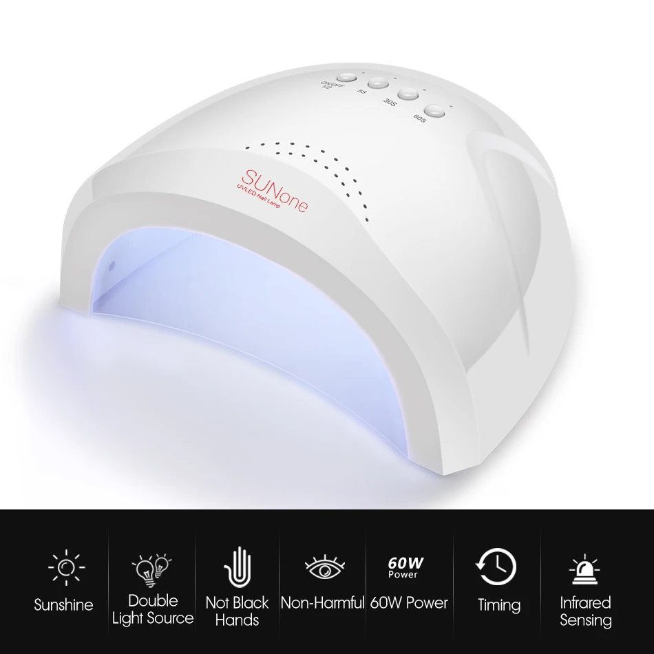ROHWXY 48 Вт SUNone Sun X УФ лампа для геля Сушилка ногтей светодиодный фонарь машина