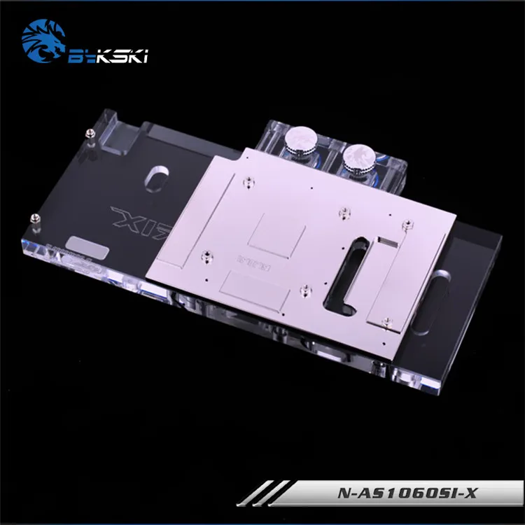 Блок водяного охлаждения Bykski с полным покрытием для ASUS GTX 1060-O3G-GAMING кулер GPU 1060-O3G-LOL