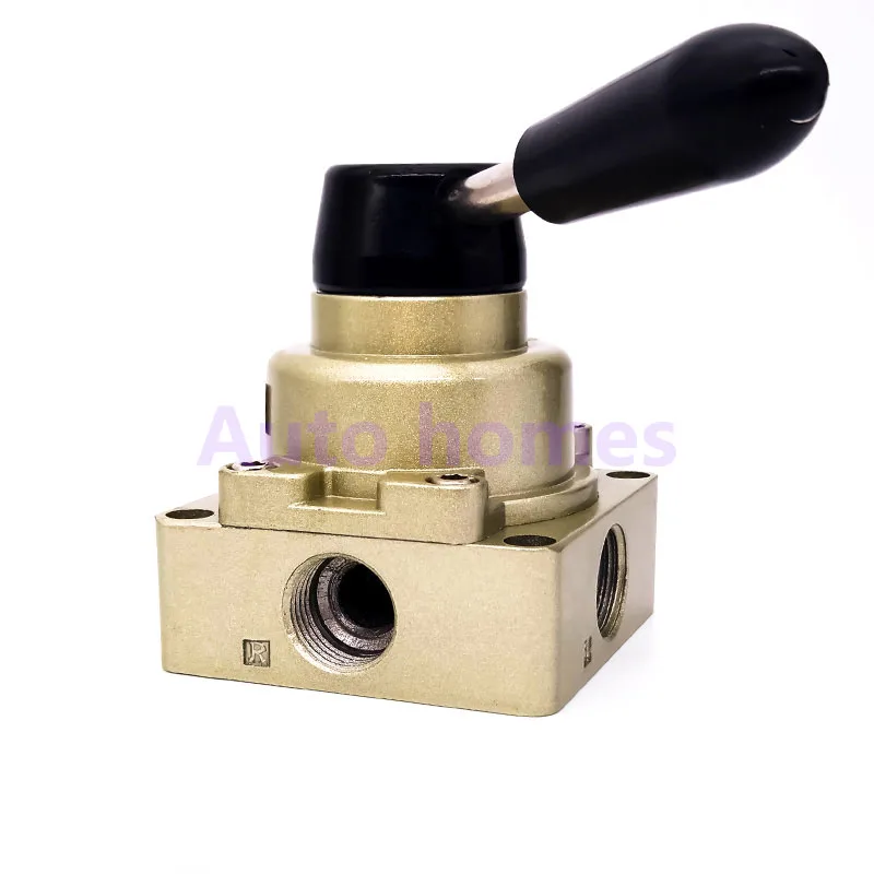 Пневматический 4-ходовой 3-позиционный ручной ротарыключатель клапан управления