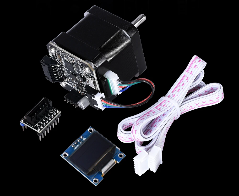 BIGTREETECH 42 Шаговый двигатель замкнутый контур драйвер SERVO42 S42A V1.0 плата управления комплект с OLED 12864 Панель 3d принтер части SKR