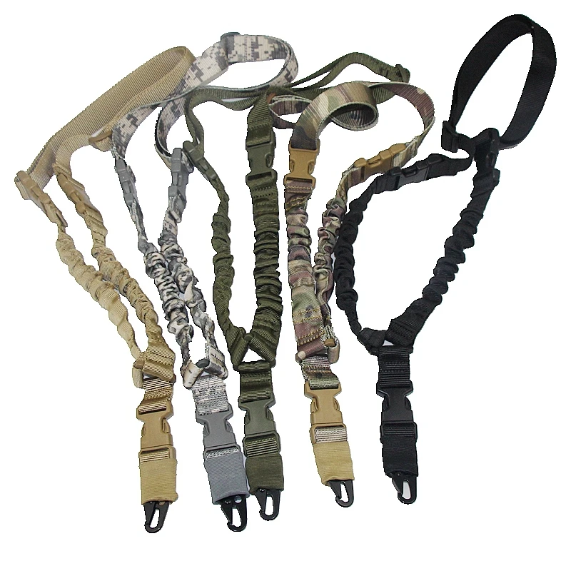 Тактический оружейный ремень Регулируемый 1 одноточечный Bungee с принтом USA Army для