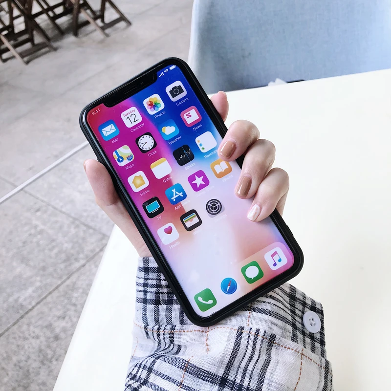 Модные чехлы для телефонов с милыми животными iphone 6 7 8 Plus X XS XR XSMAX Мультяшные пары