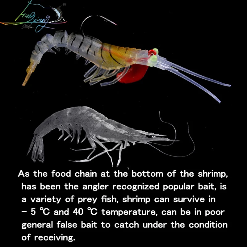 1 шт. мягкая рыболовная приманка в виде креветки | Спорт и развлечения