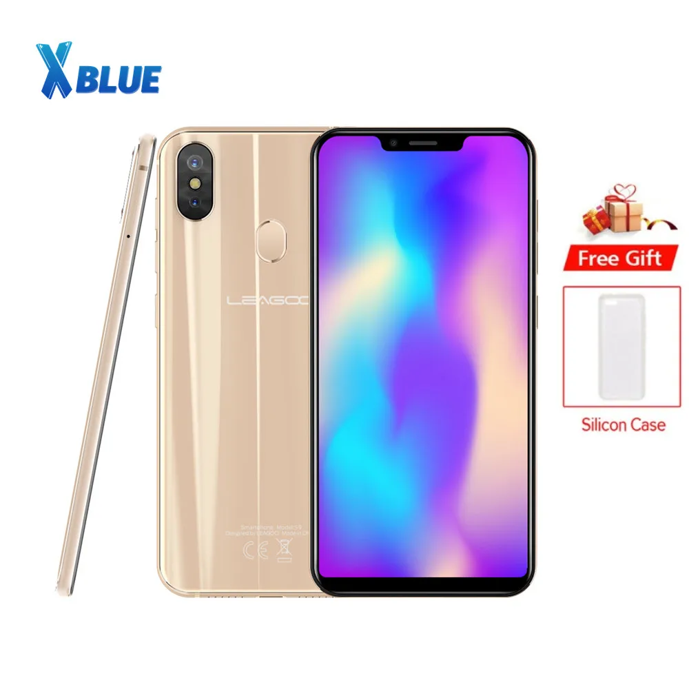 LEAGOO S9 смартфон с 5 дюймовым дисплеем восьмиядерным процессором MT6750 ОЗУ 4 Гб ПЗУ 32