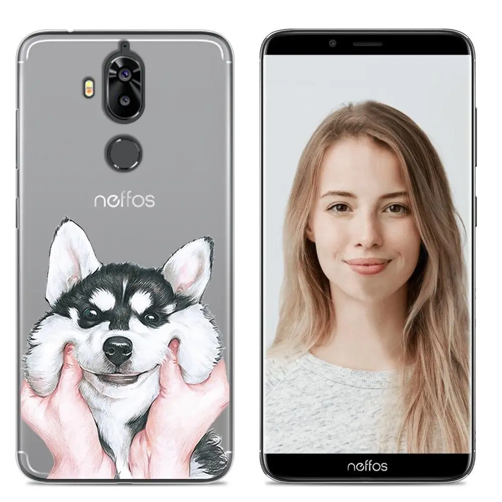 Мягкий чехол для телефона, силиконовый чехол для TP-LINK Neffos X9, 5,99 дюйма, модный прозрачный чехол из ТПУ с красочным рисунком - Цвет: 13