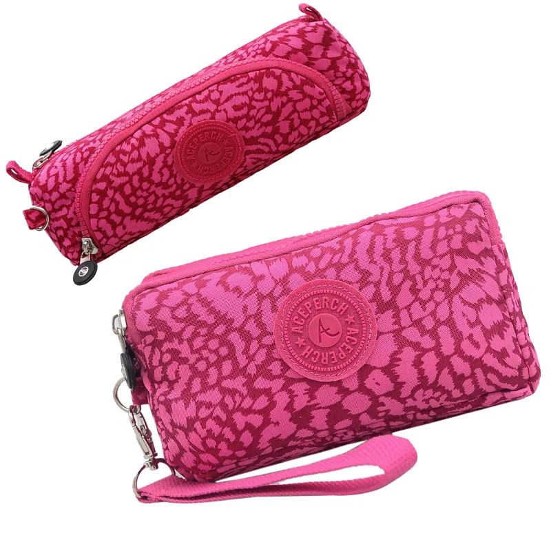 ACEPERCH, женский,, для девушек,, Estojo, чехол,, Mujer, кошелек, для девушек, нейлон, обезьяна, карандаш, сумки, Bolsas Carteira Feminin - Цвет: Leopard