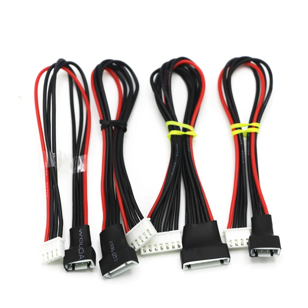 5 шт./лот JST-XH 2 S/3 S/4S/6 S 20 см 22AWG баланса Lipo провод удлинитель зарядки кабель Шнур для RC Батарея зарядное устройство