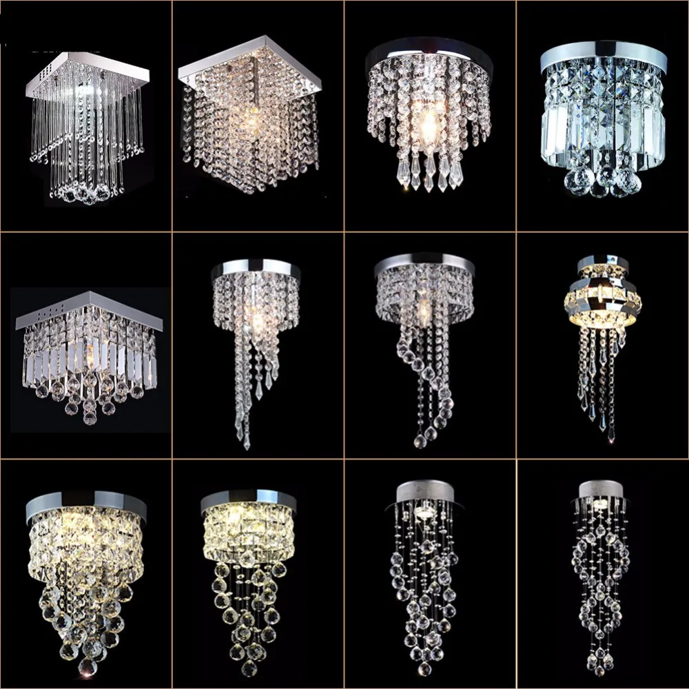 

Mini crystal chandelier for Kitchen Dining room Hallway Pendant Luminaire Lamp Indoor home lustre de cristal fixtures