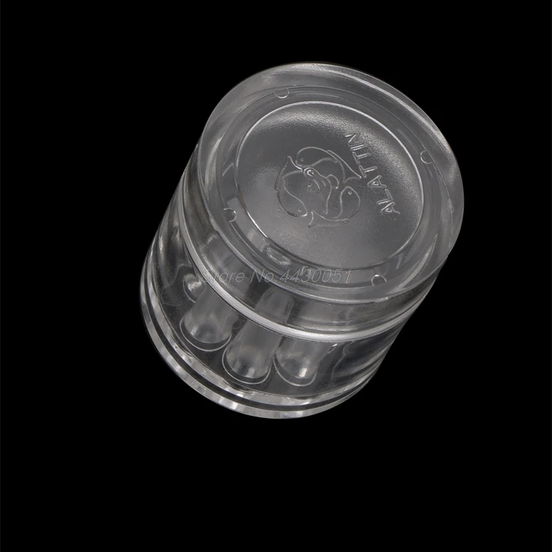 Пластиковая ловушка для аквариума с 8 отверстиями труб червя Planaria пиявка Прямая