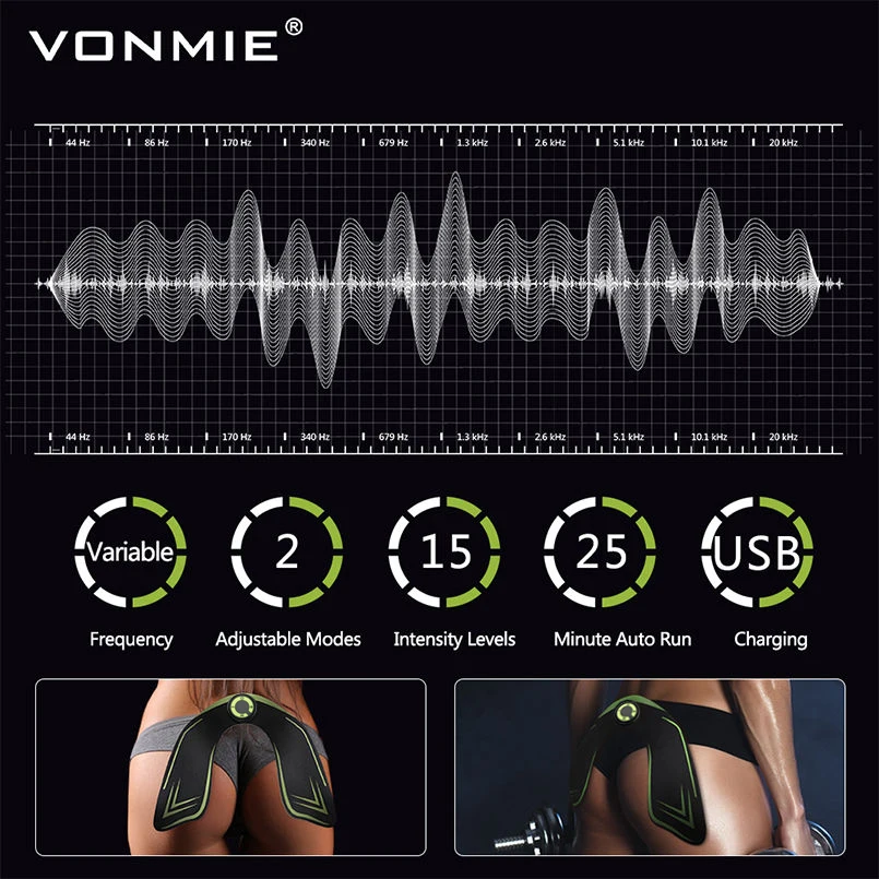 Беспроводное устройство для стимуляции мышц VONMIE электронный стимулятор