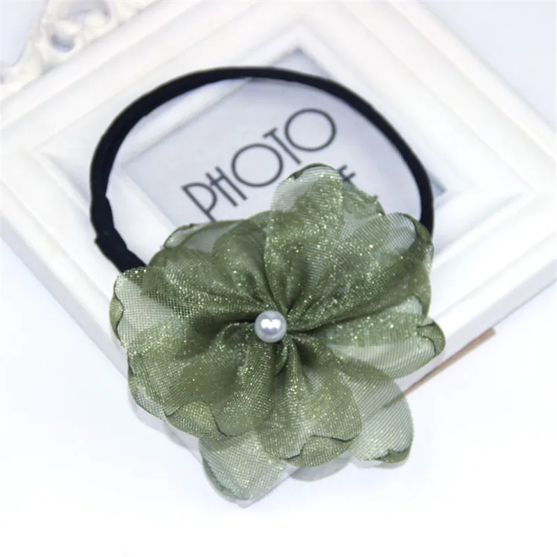 Женский обруч для волос с цветочными пончиками волшебная повязка булочка DIY