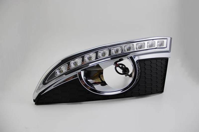 Автомобильные мигающие DRL Для Chevrolet Chevy Captiva 2011 2012 2013 дневные ходовые огни drl Противотуманные фары крышка желтый