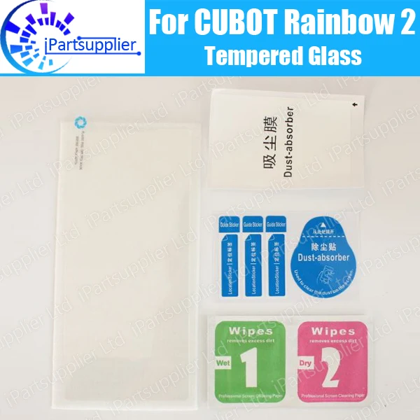 

CUBOT Rainbow 2, закаленное стекло, 100% оригинал, новинка, хорошее качество, Премиум 9H, Защитная пленка для экрана для CUBOT Rainbow 2