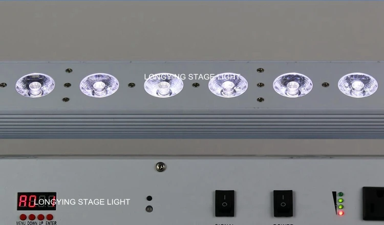 Free Shipping 9x18W 6IN1 RGBWA UV 6in1 Battery Wireless Led Washer Light Bar Line Uplighting DJ Disco DMX Stage Effects | Лампы и