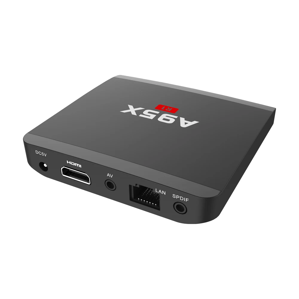 A95X R1 Android ТВ коробка S905W Процессор Поддержка 2 4 ГГц Wi Fi К H.265 четырехъядерный