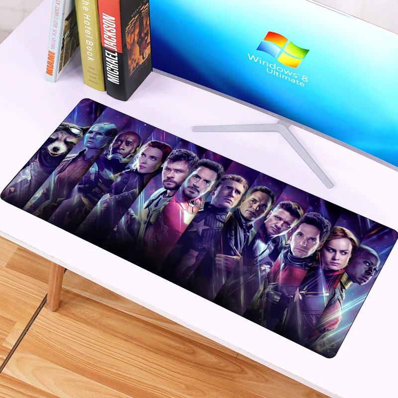 Коврик для мыши Avengers Endgame большой игровой коврик 70x30 см нескользящий ноутбука |