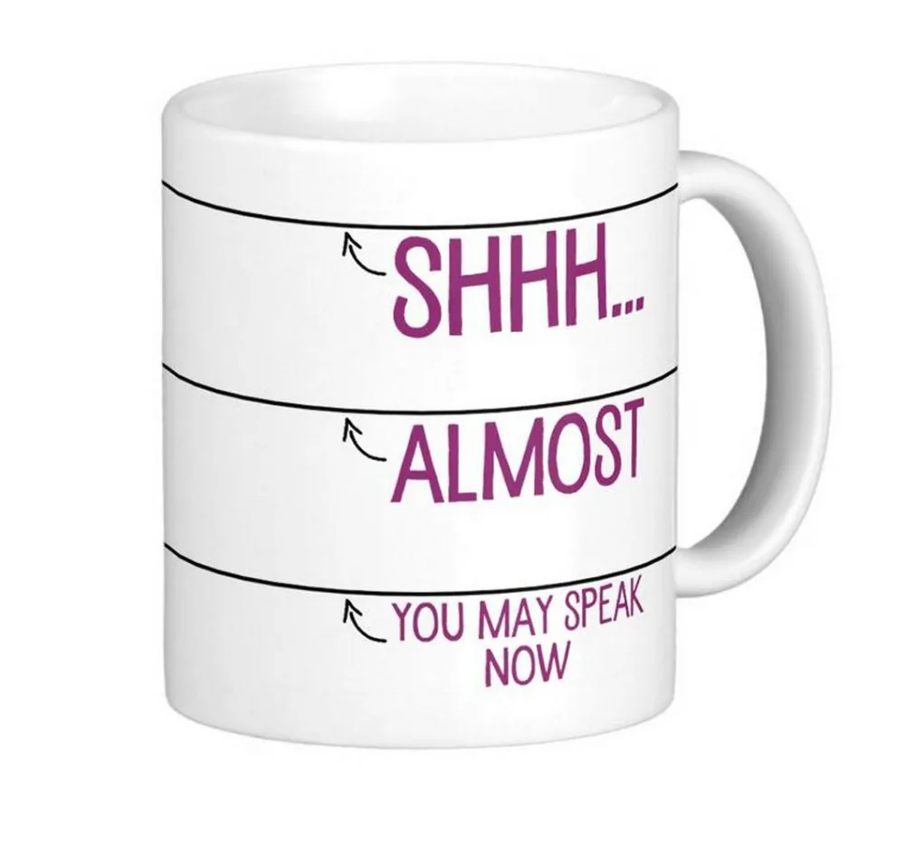 Вы можете говорить сейчас MHigh качество белый кофе кружки чай кружка настроить