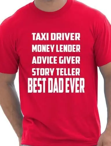 

Best Dad Ever Fathers Day Birthday Gift Mens T-Shirt More Size and Colors-A148