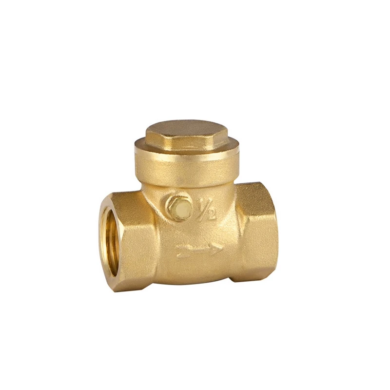 1 шт. DN15 G1/2 &quotBSPP Женский латунный поворотный обратный клапан односторонний