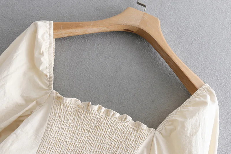 2019 Летние повседневные женские топы и блузки Длинные рукава рубашки белый