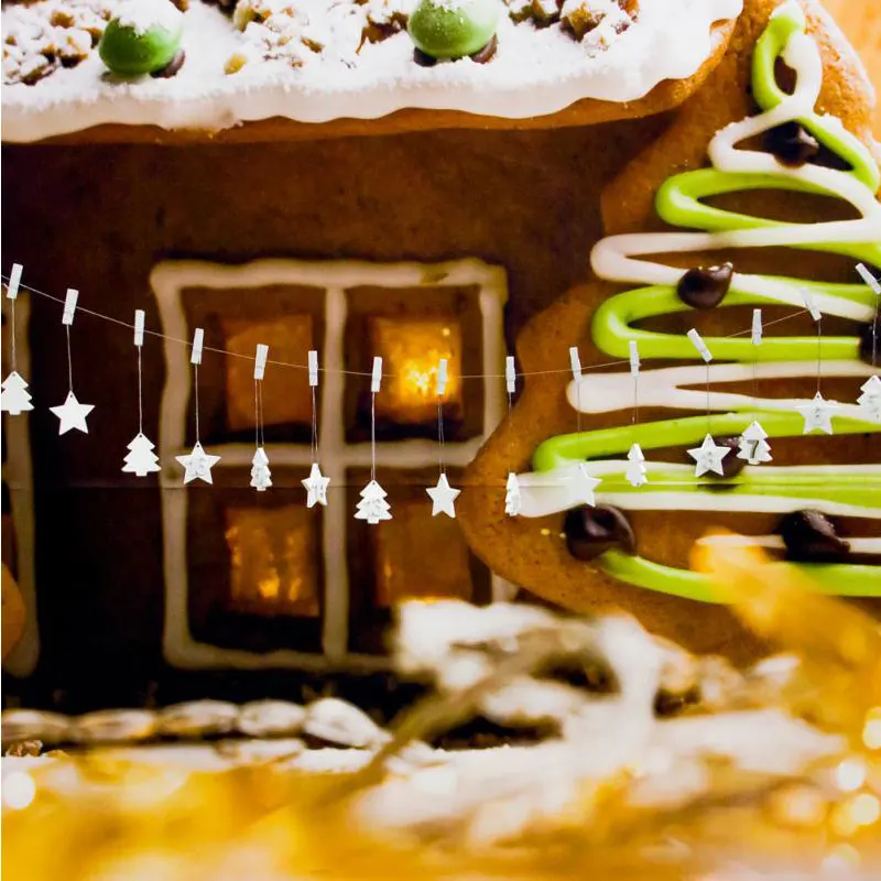 24 шт./компл. Рождественский календарь DIY кулон дерево украшение висячая карта