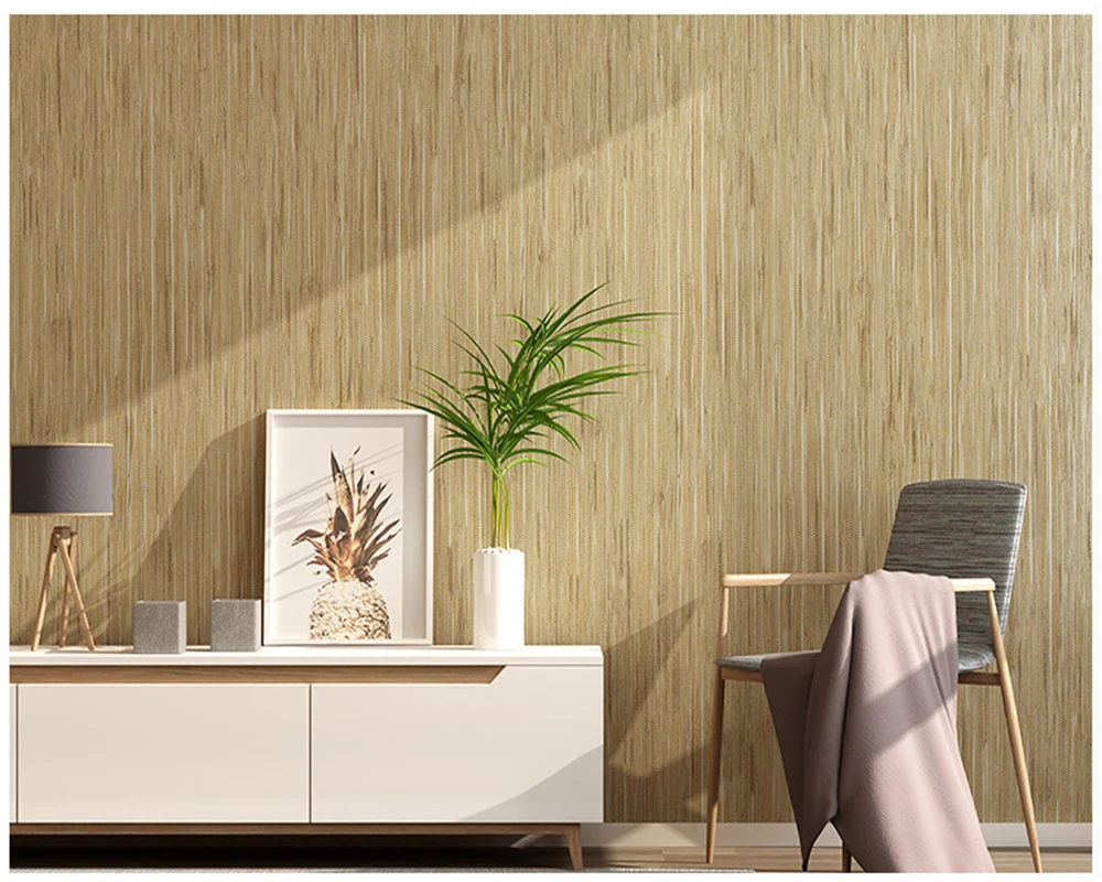 

beibehang Simple modern plain wall paper nonwoven straw bedroom papel de parede wallpaper solid color living room TV background