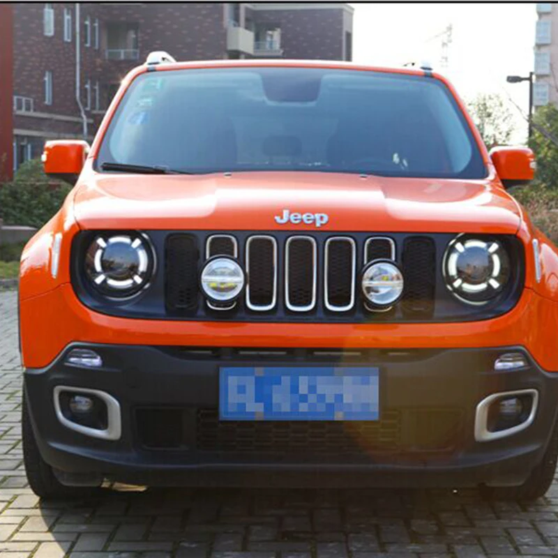 

Pair led daytime running lights fits For jeep renegade 2015-2018